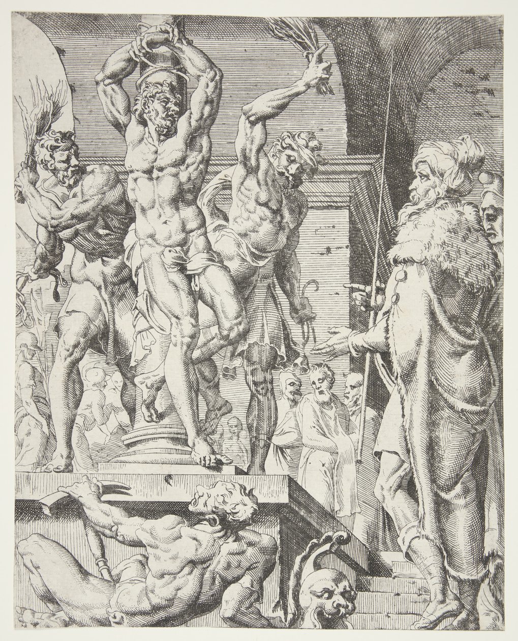 La flagellazione da Dirck Volckertsz. Coornhert