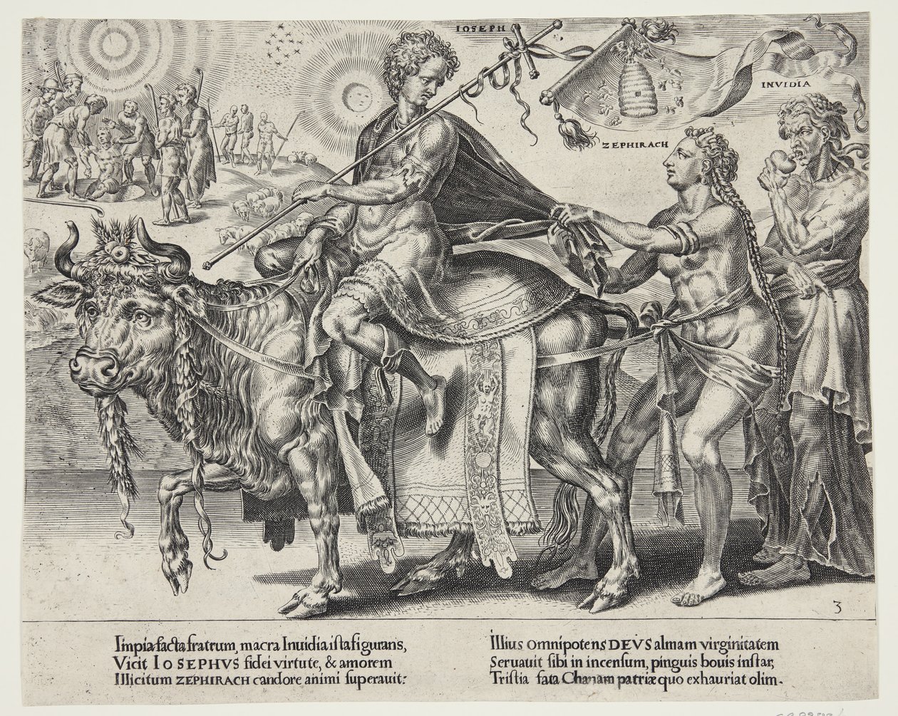 Il trionfo di Giuseppe da Dirck Volckertsz. Coornhert