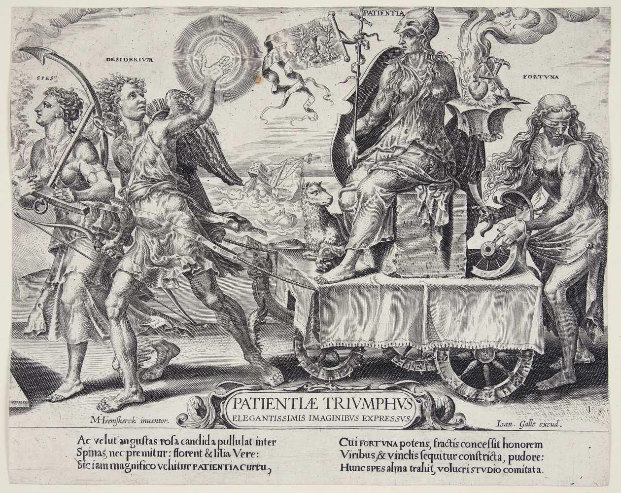 Il trionfo della pazienza da Dirck Volckertsz. Coornhert