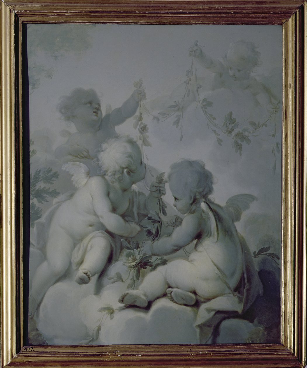 Tre Cupidi, c.1775 da Dirk van der Aa