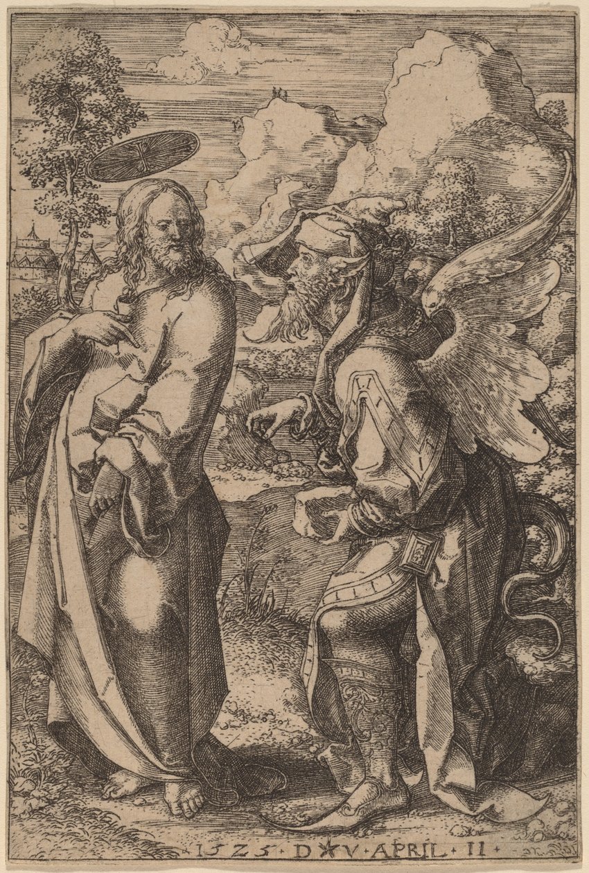 La tentazione di Cristo da Dirk Jacobsz Vellert