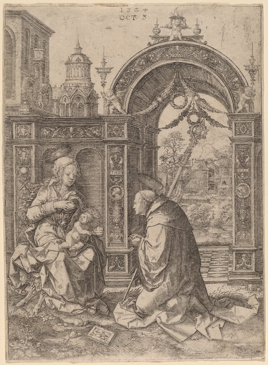 La visione di San Bernardo da Dirk Jacobsz Vellert