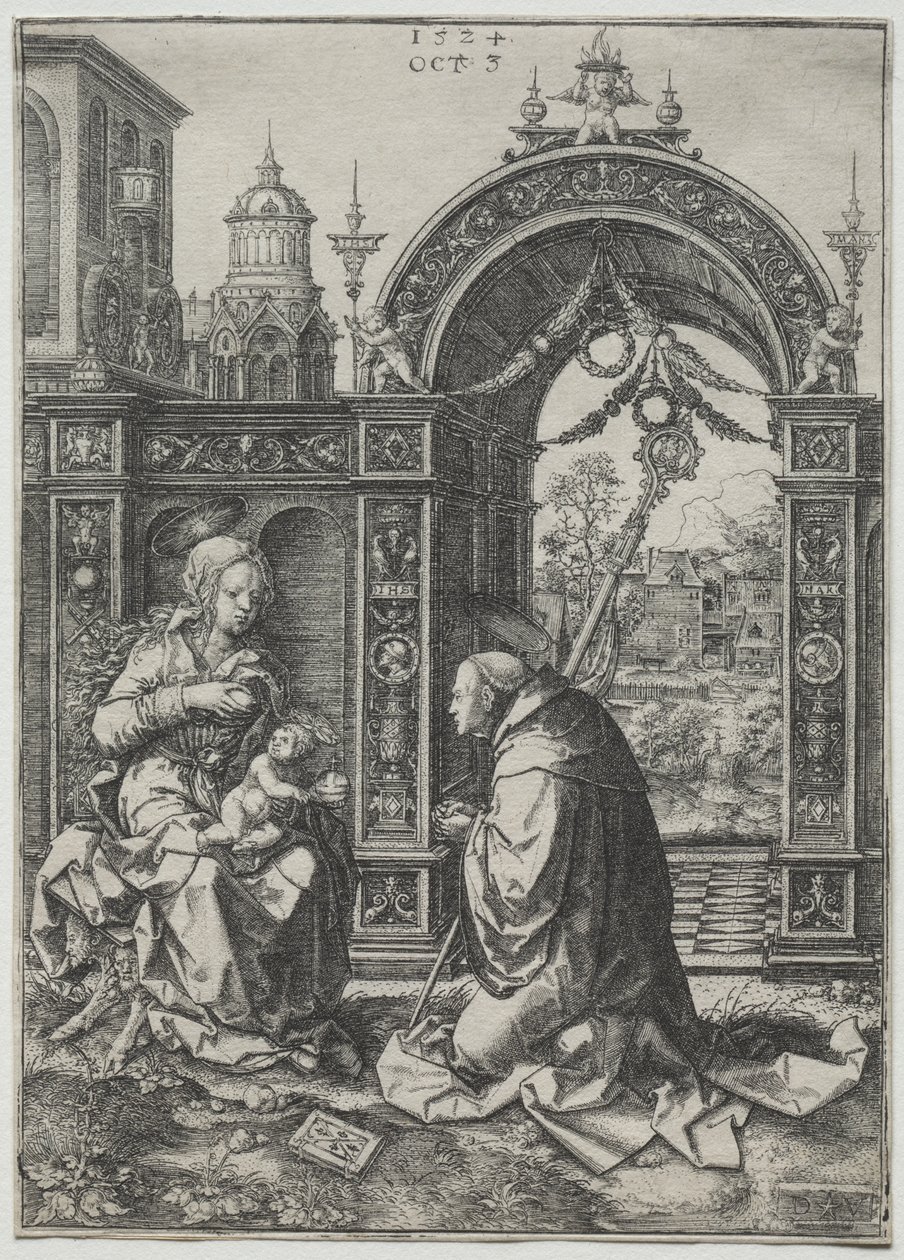 La visione di San Bernardo da Dirk Jacobsz Vellert