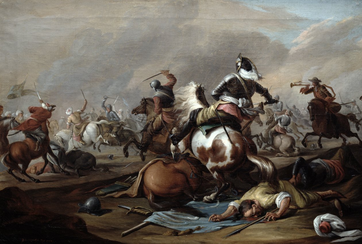 Lo Scontro della Cavalleria, 1770 da Dirk Langendyk