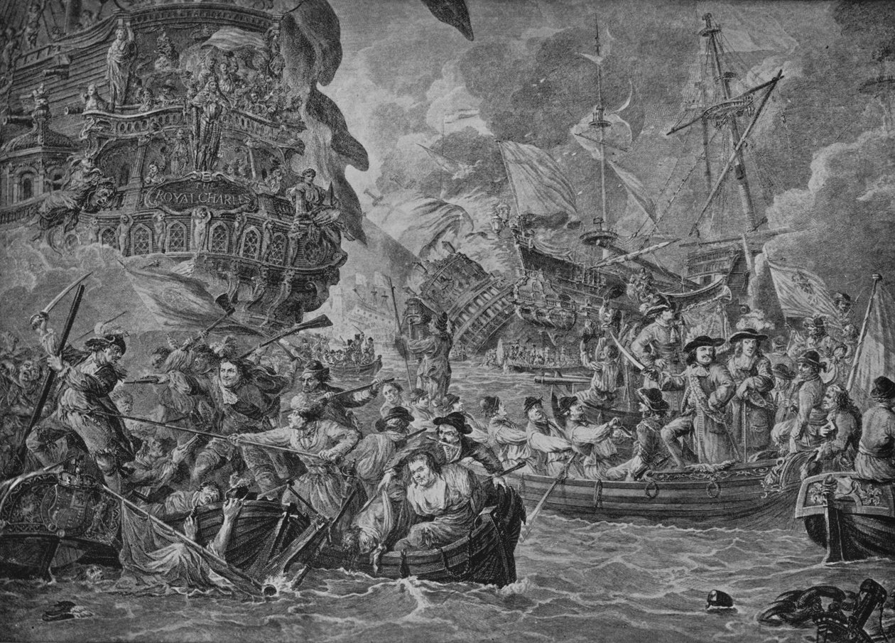 Gli olandesi nel Medway da Dirk Langendyk