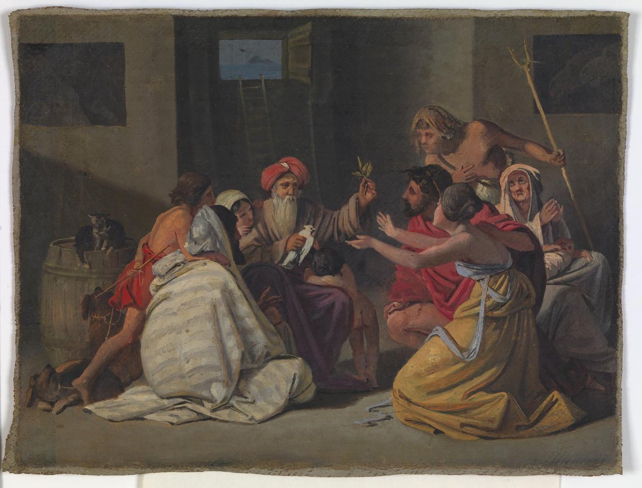 Bozza per il dipinto "Noè nell