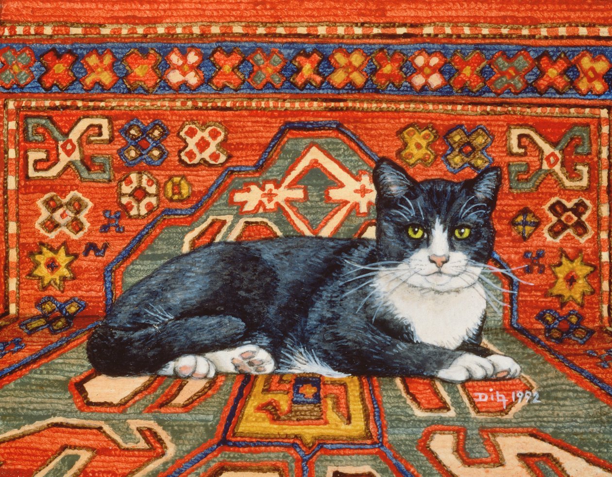 Seconda toppa di tappeto-gatto, 1992 da Ditz