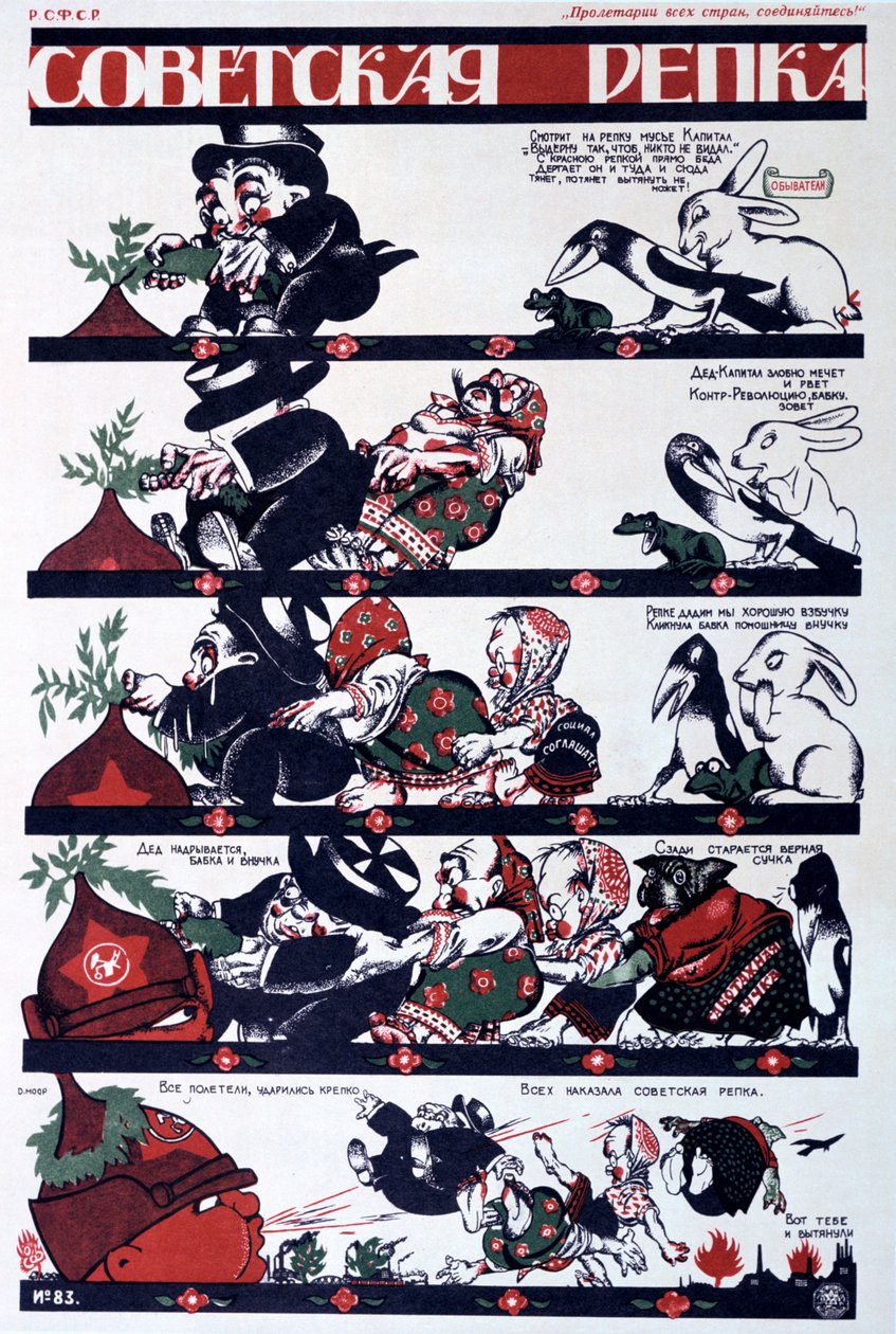 Manifesto politico sovietico, 1920 da Dmitriy Stakhievich Moor