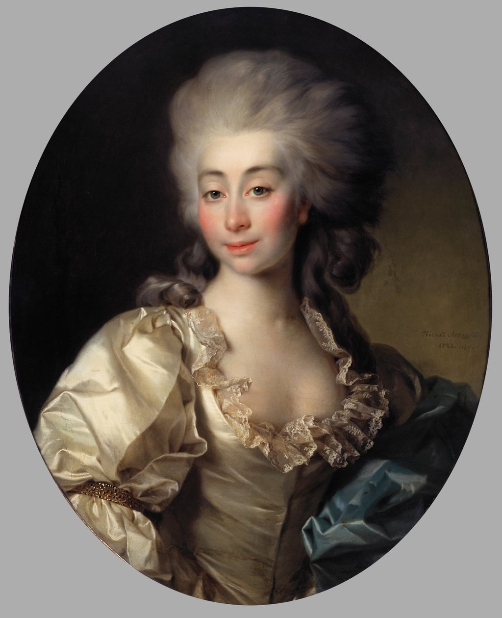 Russo: "Ritratto della contessa Urszula Mniszech" Ritratto della contessa Urszula Mniszech da Dmitry Levitzky