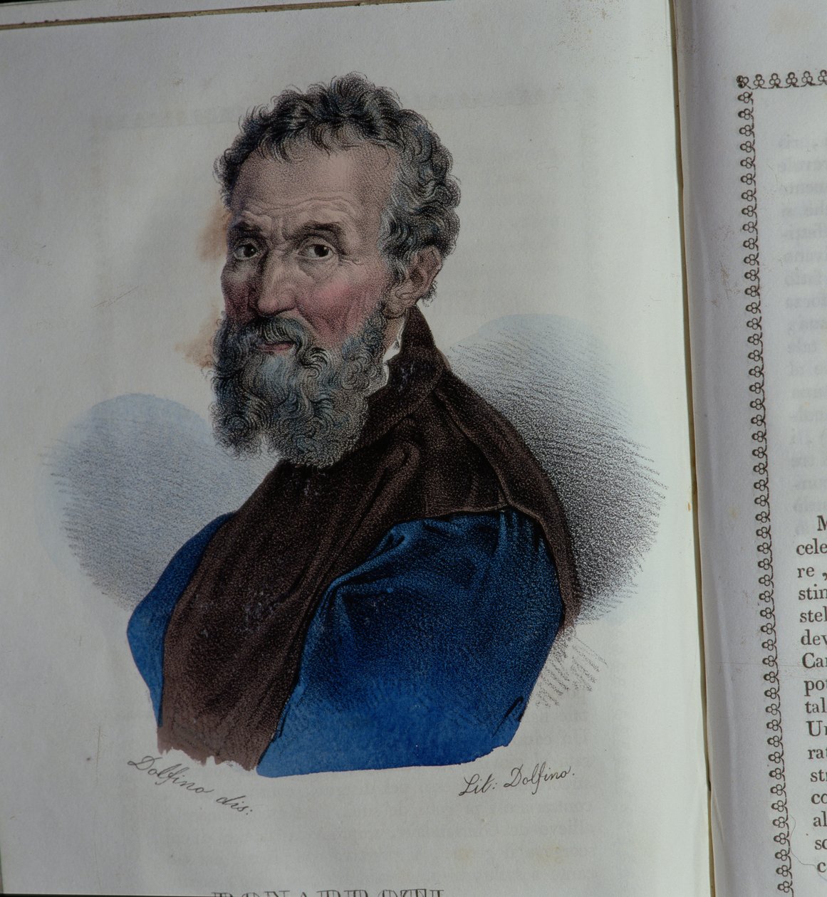 Ritratto di Michelangelo Buonarroti da Dolfino