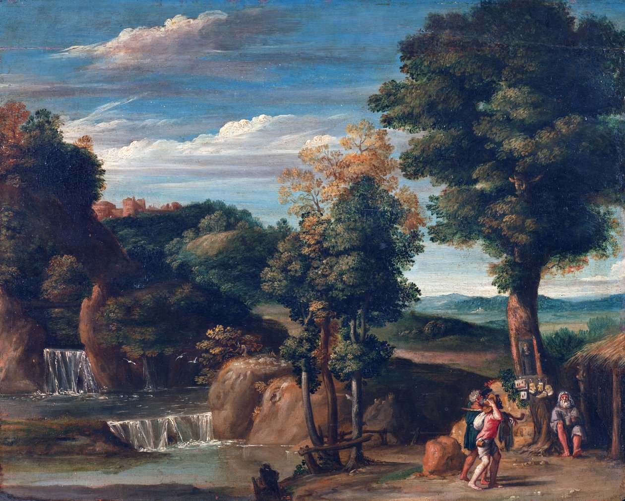 Paesaggio con un eremita da Domenichino