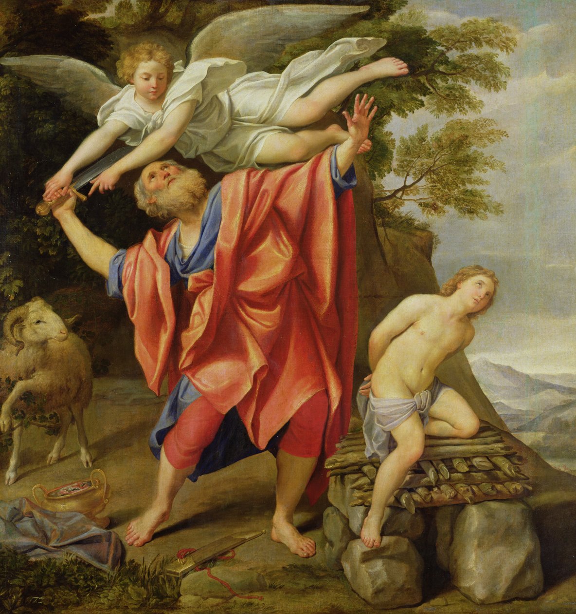 Il sacrificio di Isacco da Domenichino