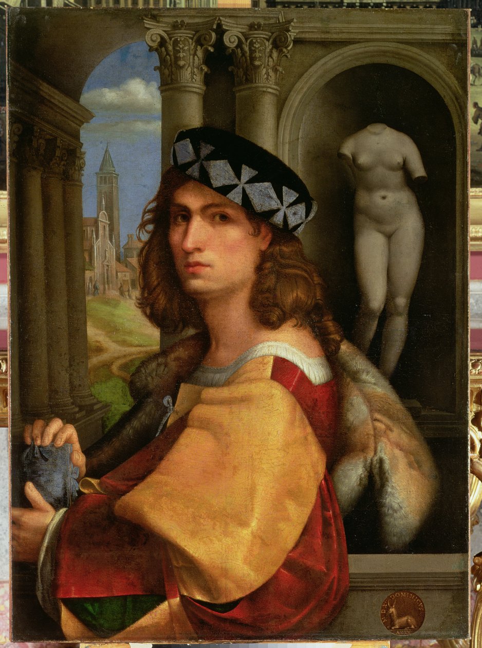 Ritratto di un gentiluomo, 1512 da Domenico Capriolo