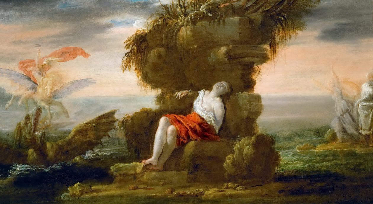 Perseo libera Andromeda da Domenico Fetti or Feti