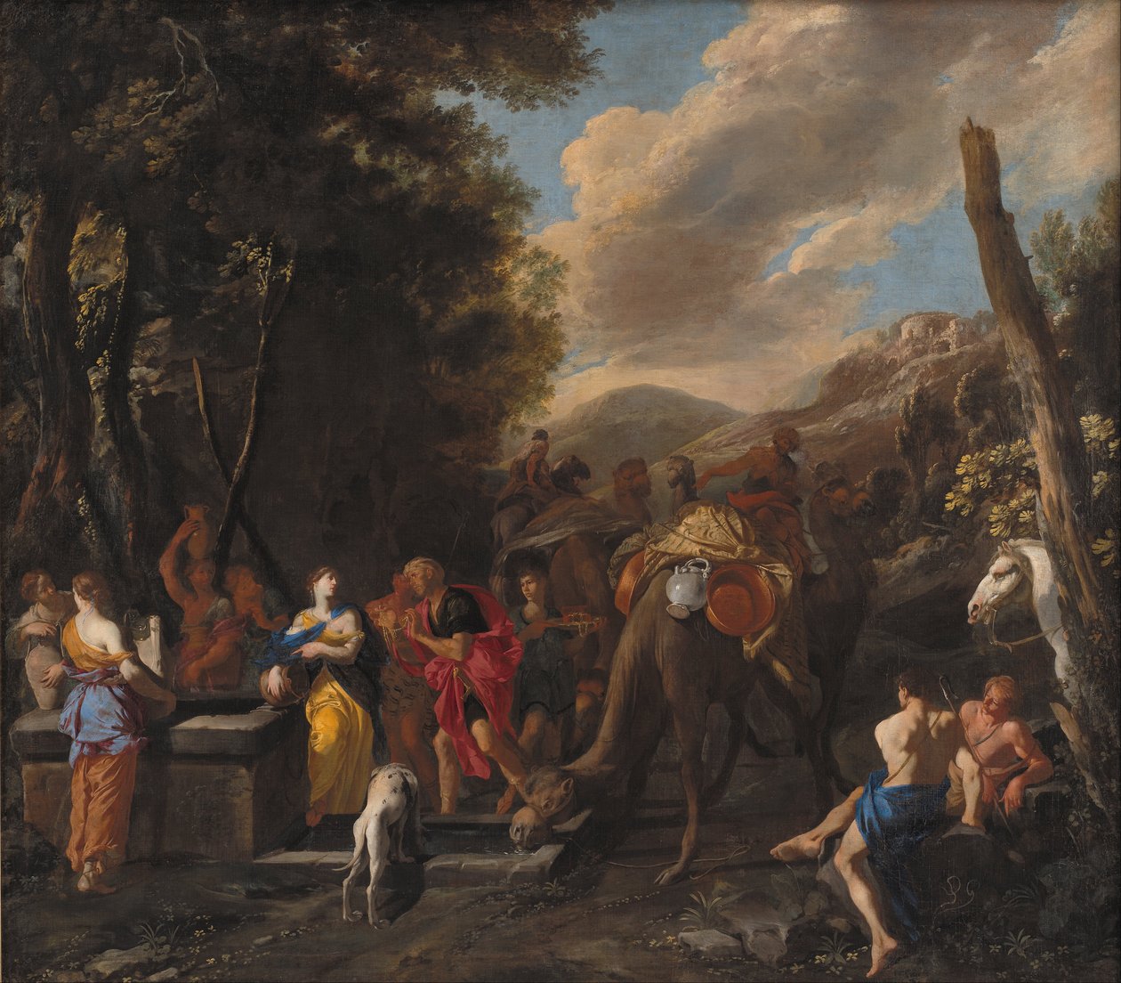 Rebecca ed Eliezer al pozzo da Domenico Gargiulo