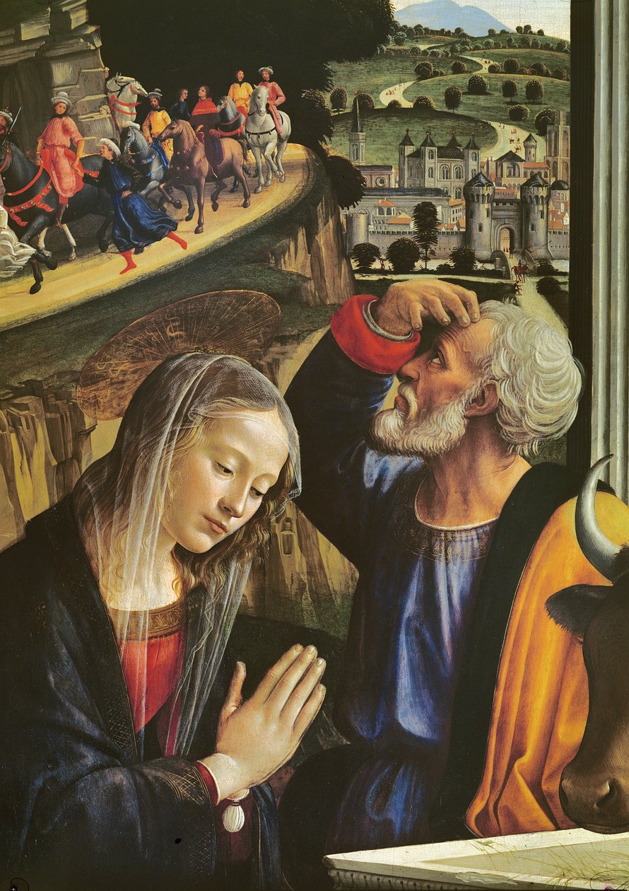 La Nascita di Cristo (dettaglio dell