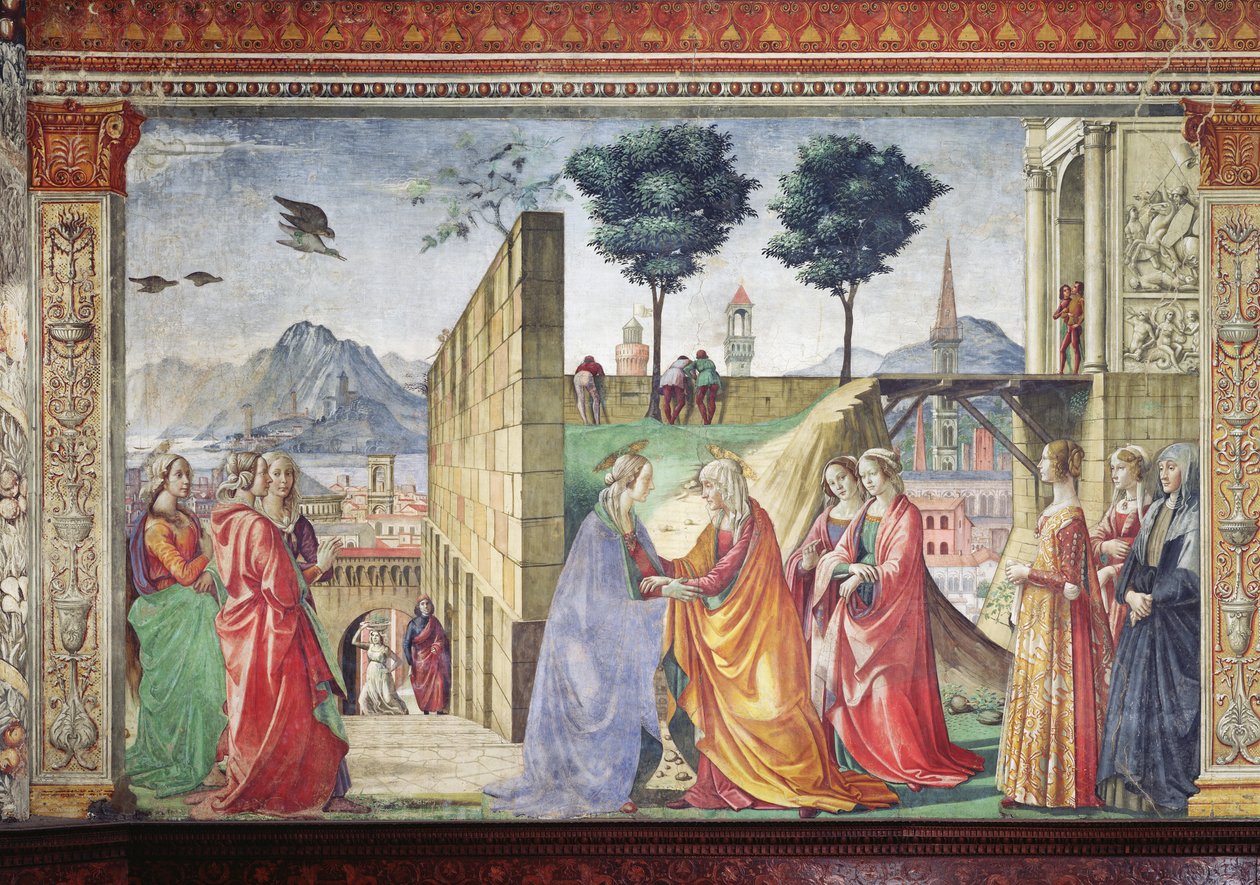 La Visitazione da Domenico Ghirlandaio