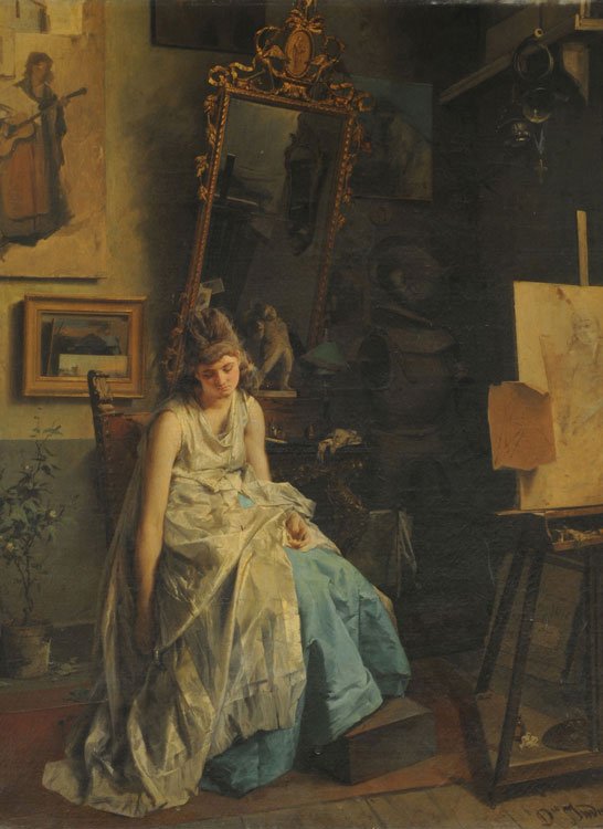 Il Modello da Domenico Induno