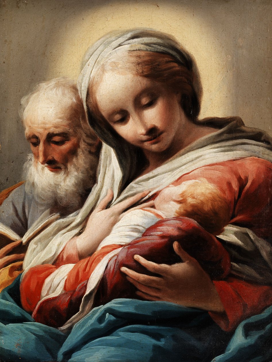 Maria con il bambino e Giuseppe da Domenico Pedrini