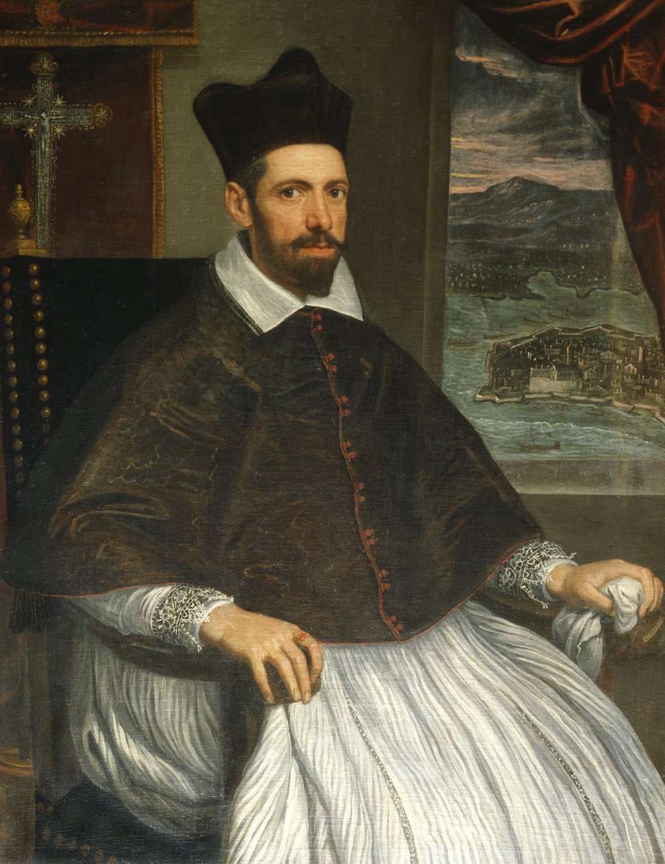 Ritratto di Luca Stella, Arcivescovo di Zara da Domenico Robusti Tintoretto