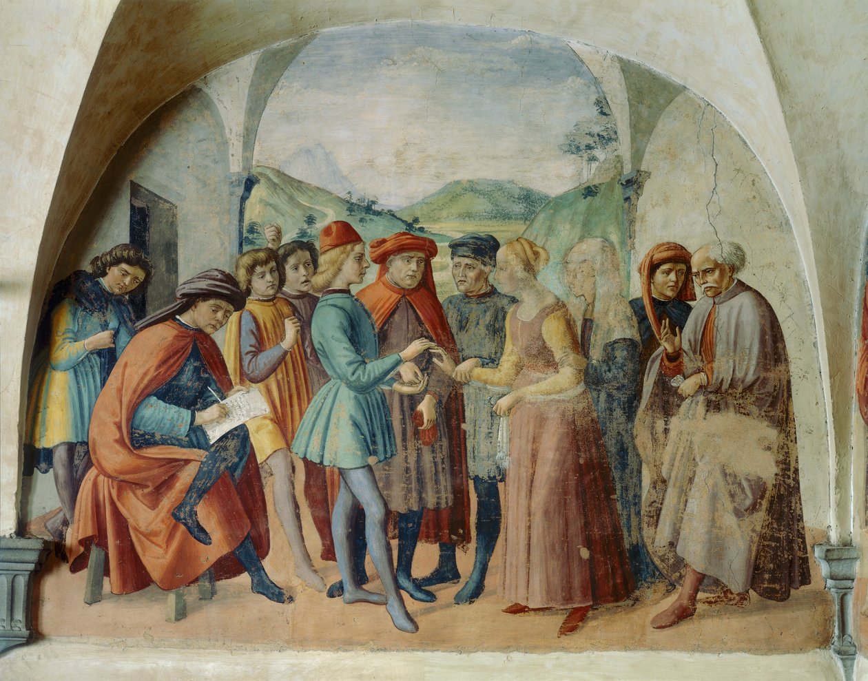 La Dote della Sposa, c.1450-1500 da Domenico Ghirlandaio