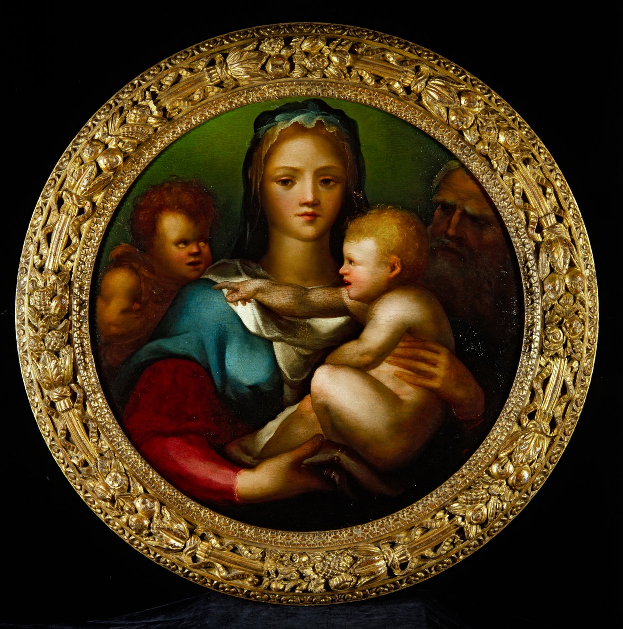 Sacra Famiglia con San Giovanni da Domenico Beccafumi