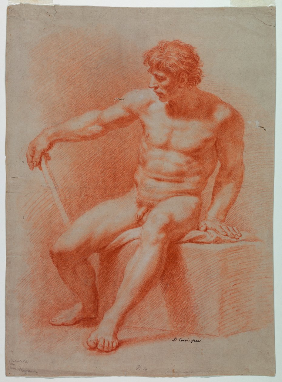 Disegno, Nudo da Domenico Corvi