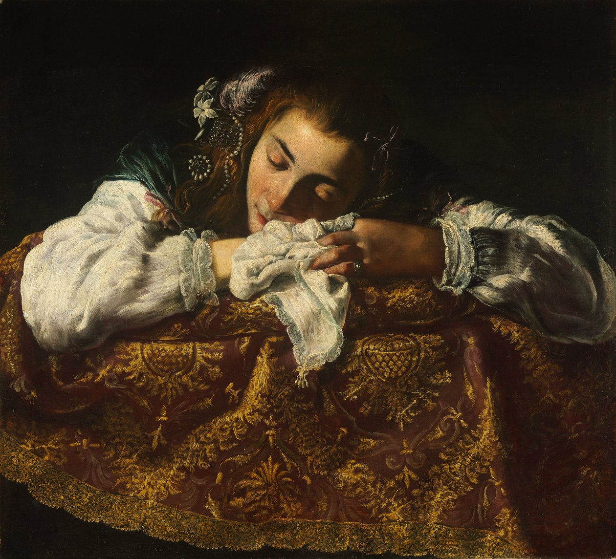 Ragazza che dorme da Domenico Fetti or Feti