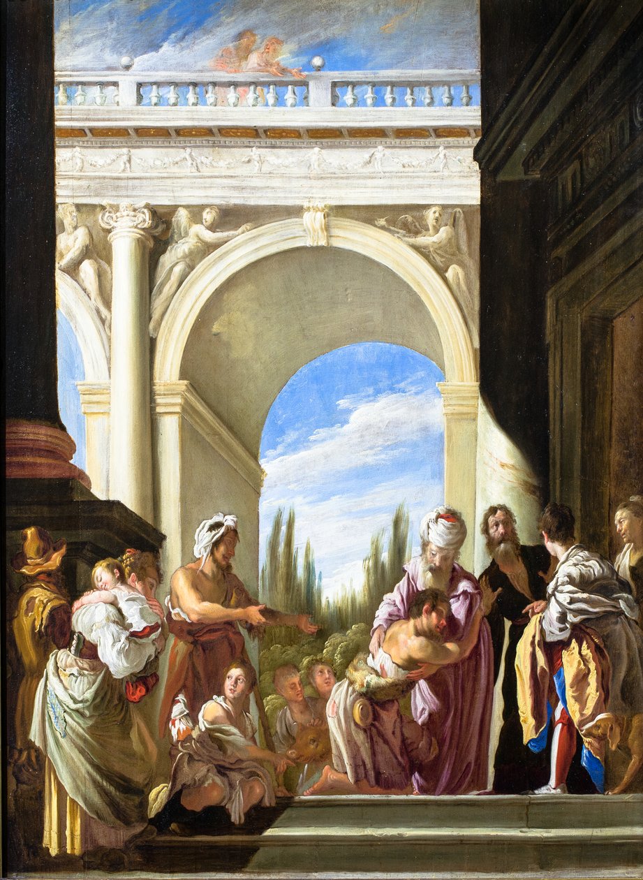 La parabola del figliol prodigo da Domenico Fetti