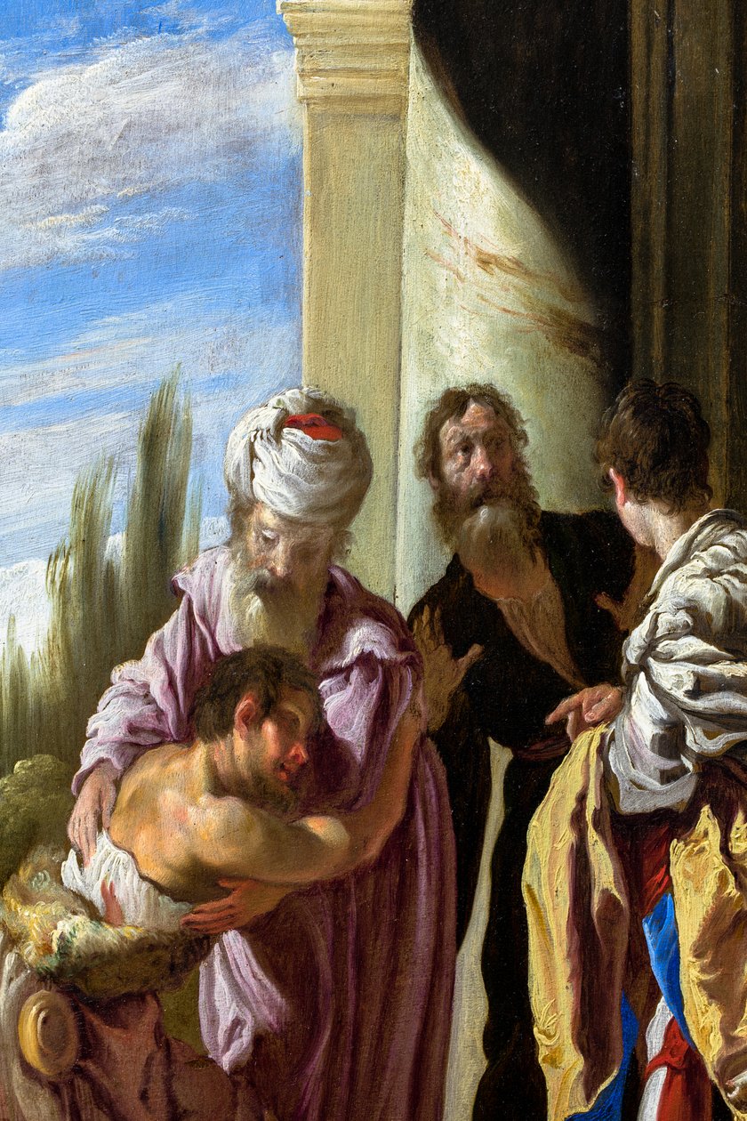La parabola del figliol prodigo da Domenico Fetti