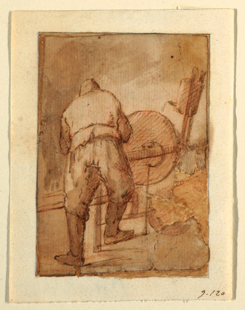 Un Arrotino da Domenico Gargiulo, called Micco Spadaro