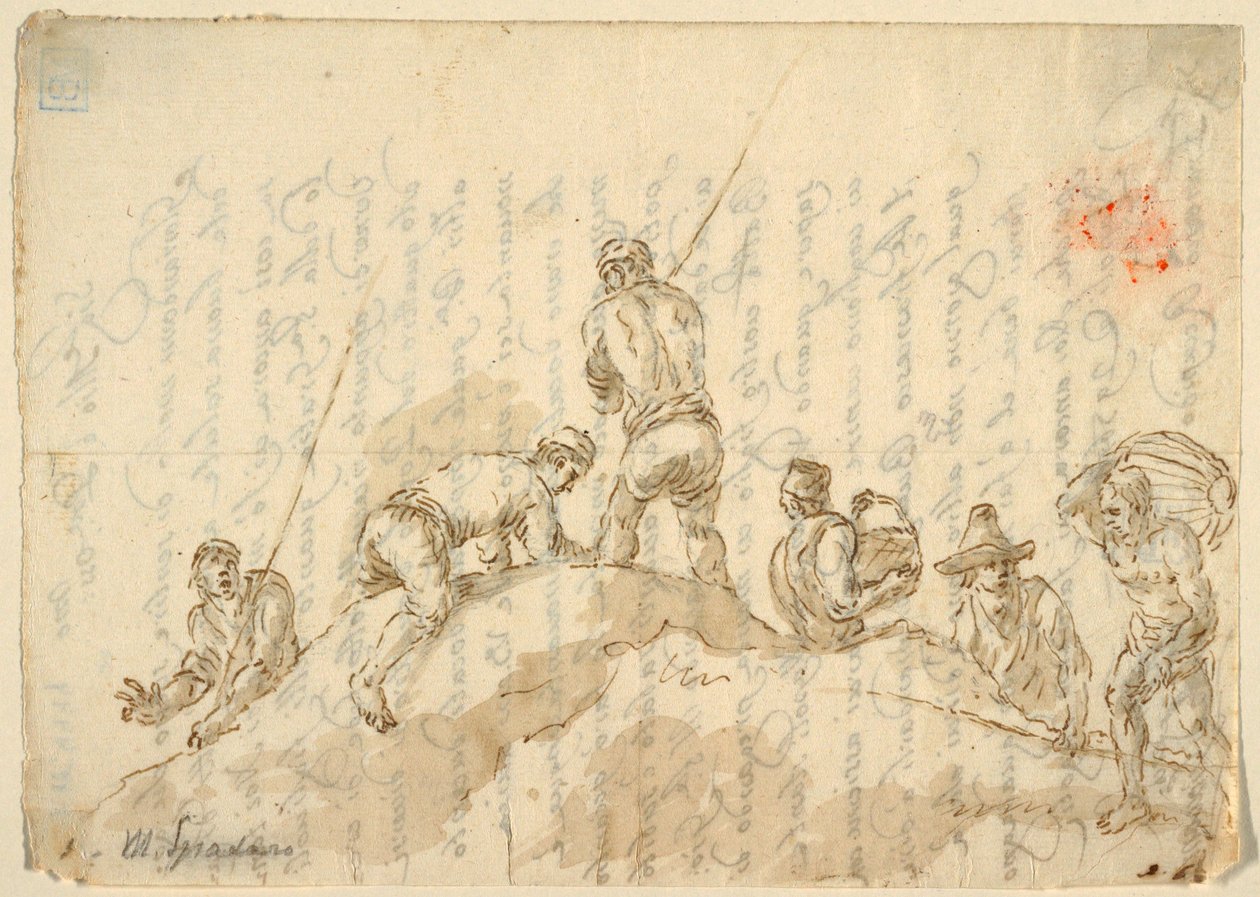 Figure su una collina da Domenico Gargiulo, called Micco Spadaro
