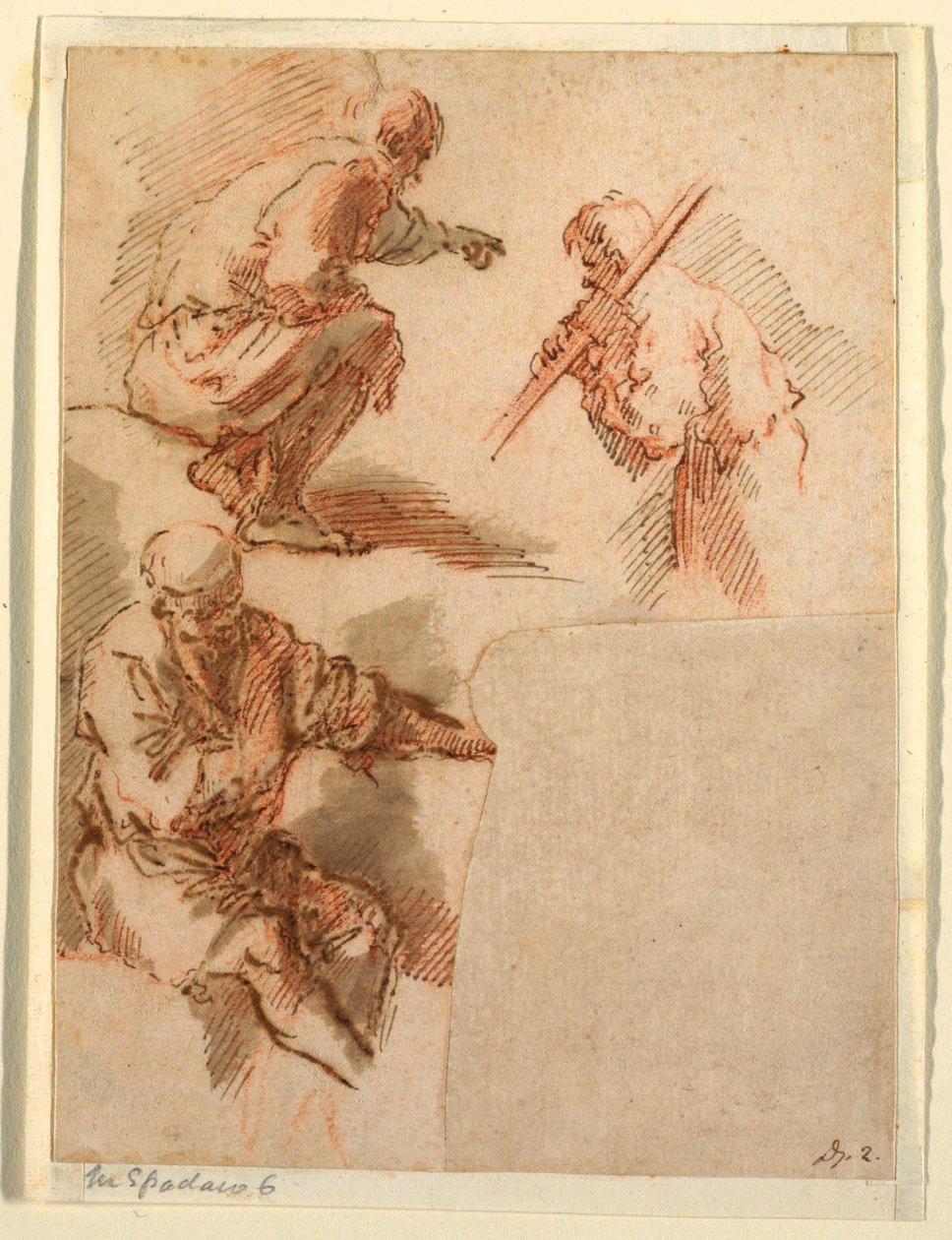 Tre uomini da Domenico Gargiulo, called Micco Spadaro