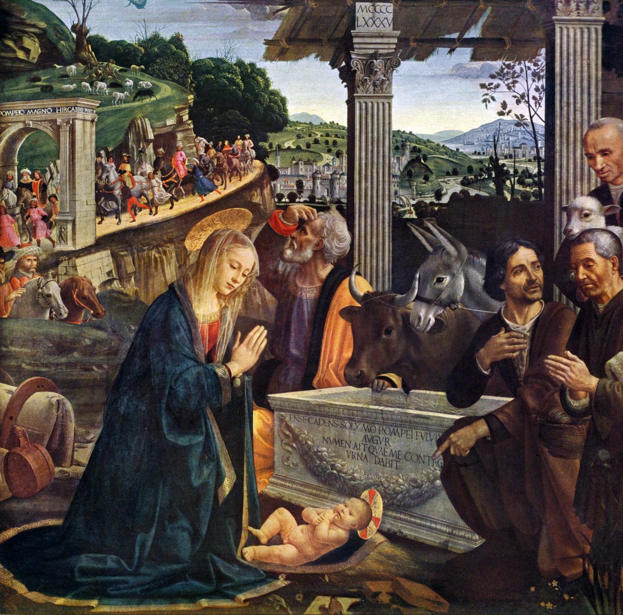 Adorazione dei pastori da Domenico Ghirlandaio