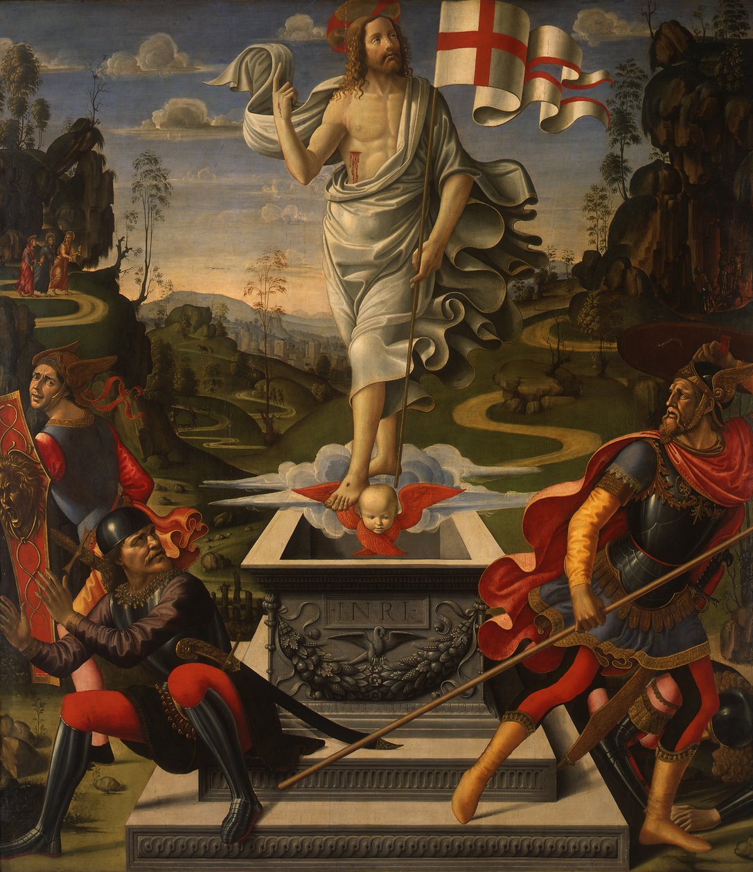 Tedesco: Die Auferstehung Christi Resurrezione di Cristo da Domenico Ghirlandaio