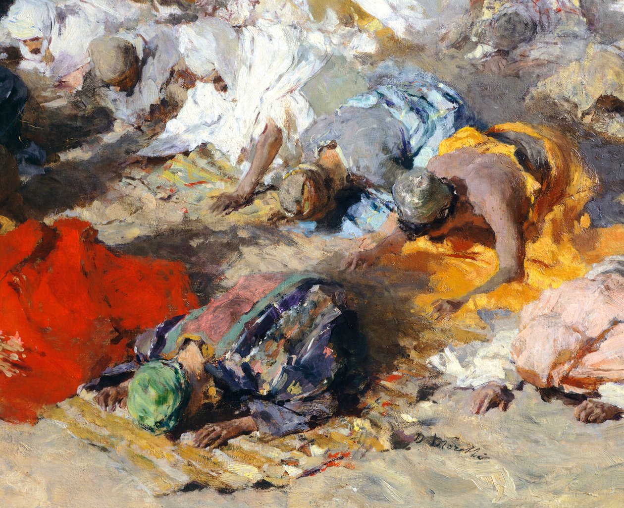 Il sermone di Maometto da Domenico Morelli