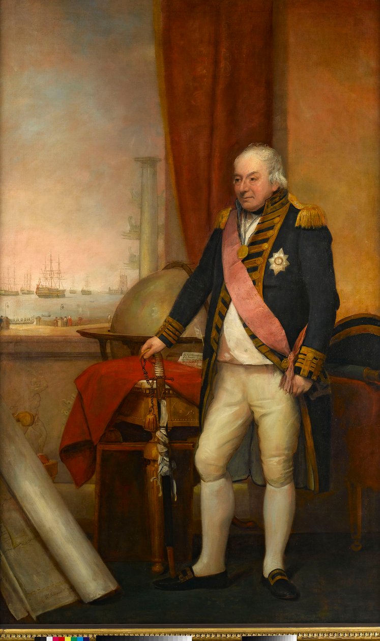 Retroammiraglio Sir John Jervis da Domenico Pellegrini