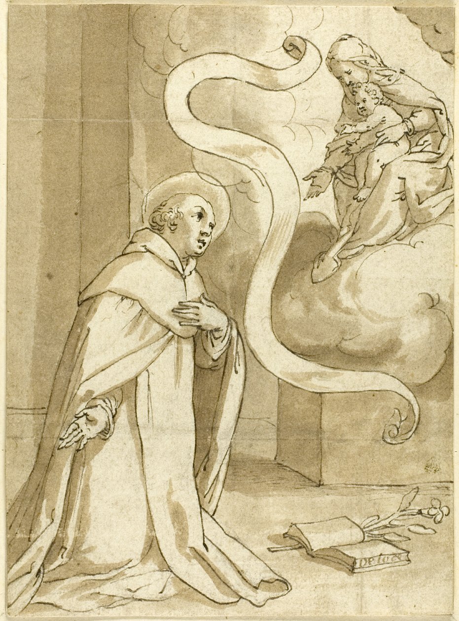 Visione di San Domenico da Domenico Piola