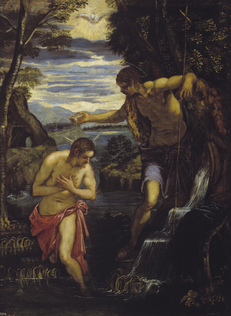 Il Battesimo di Cristo da Domenico Robusti Tintoretto