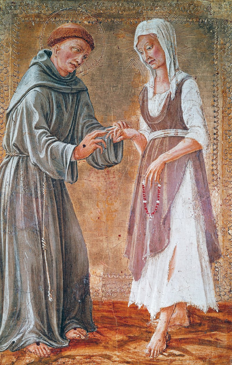 San Francesco sposa la povertà da Domenico Veneziano