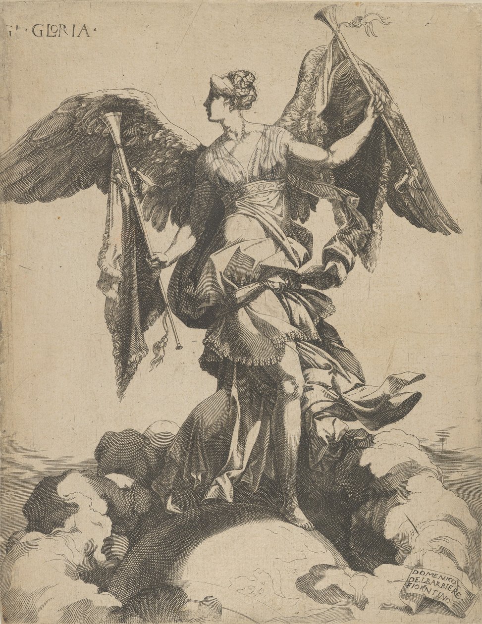 Fama, 1540-50 da Domenico del Barbiere