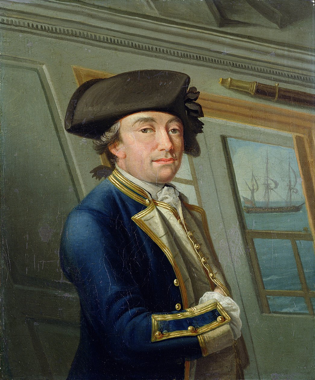 Ritratto del Capitano William Locker (1731-1800), 1769 da Dominic Serres