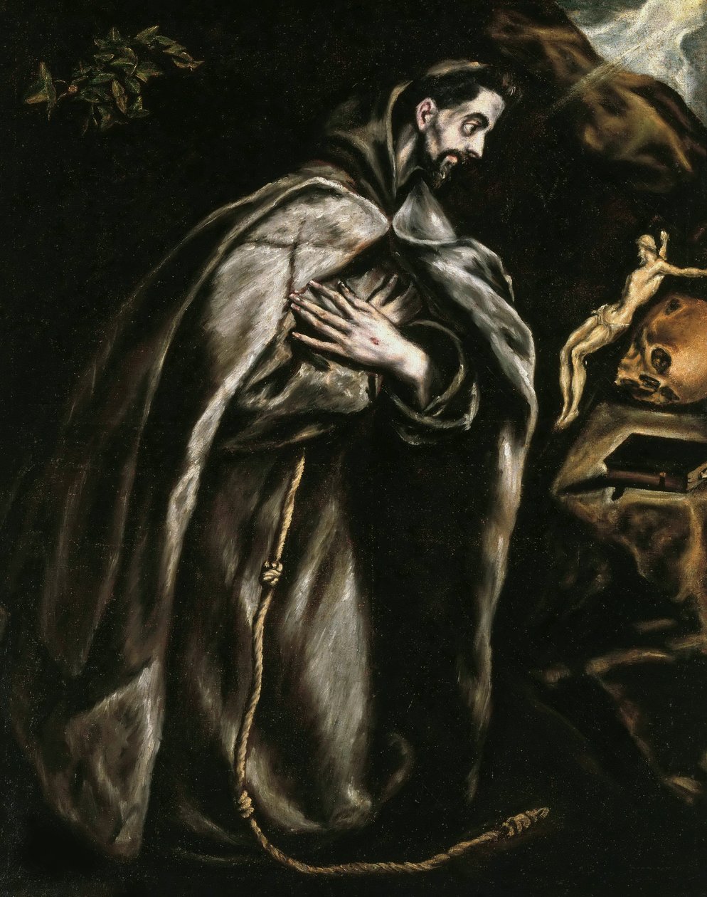 San Francesco in preghiera da Dominico El Greco