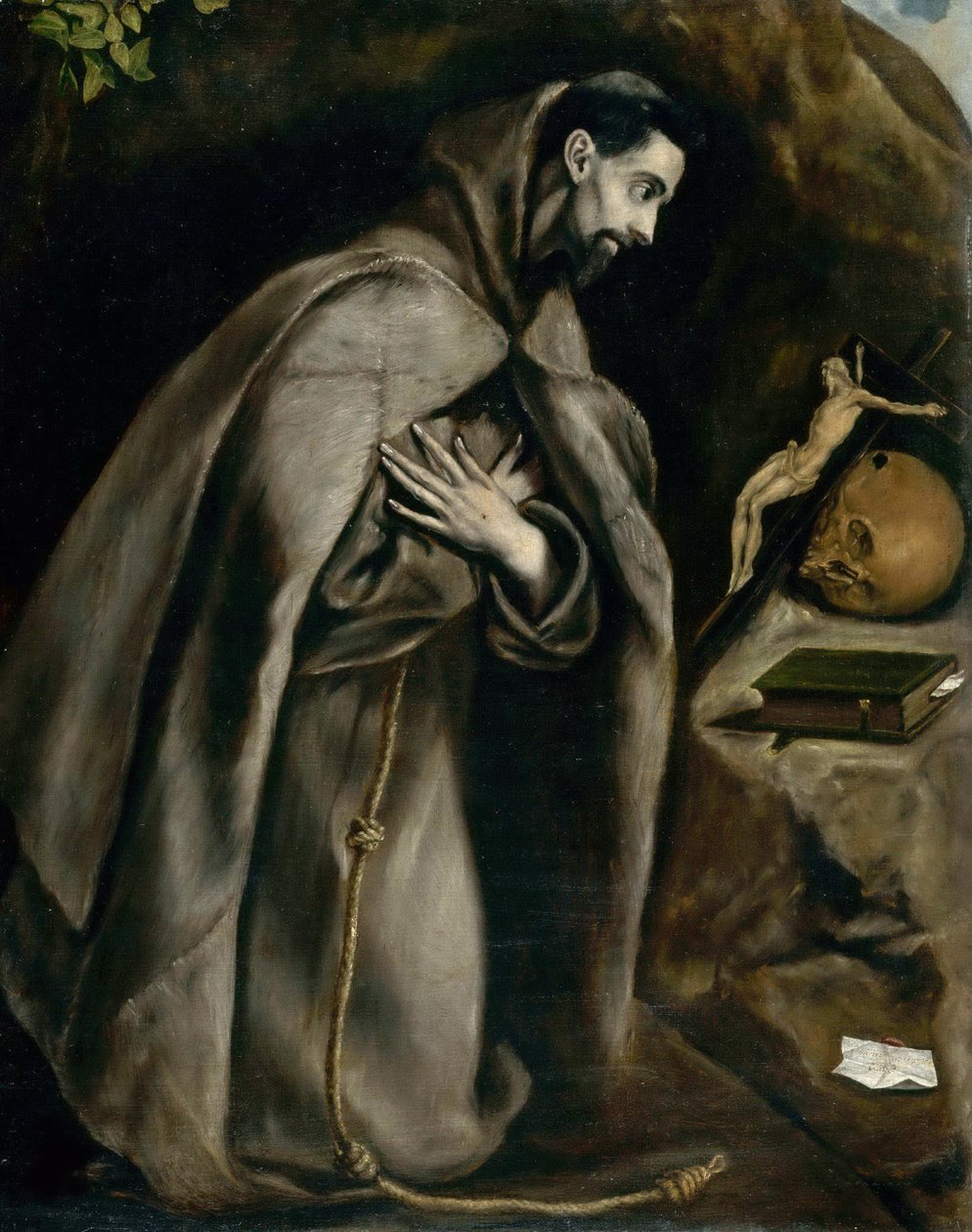 San Francesco in preghiera da Dominico El Greco