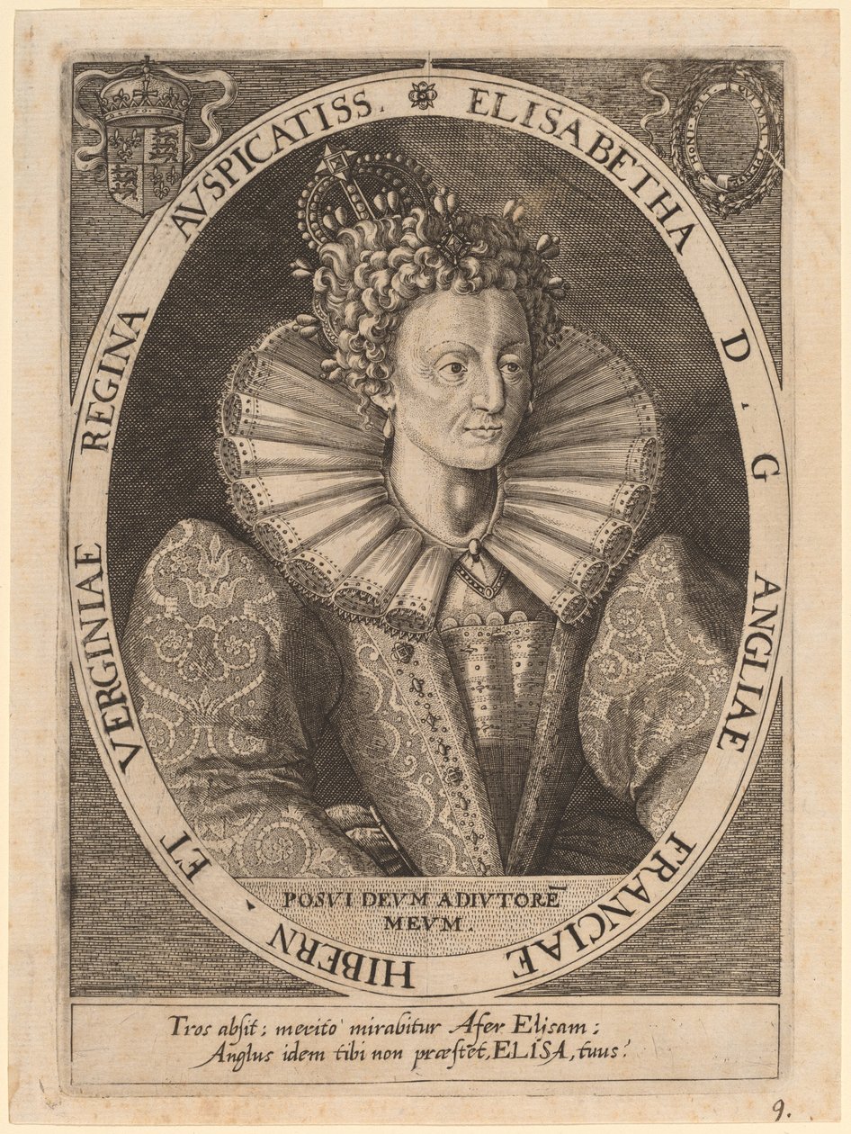 Regina Elisabetta da Dominicus Custos after Crispijn de Passe I