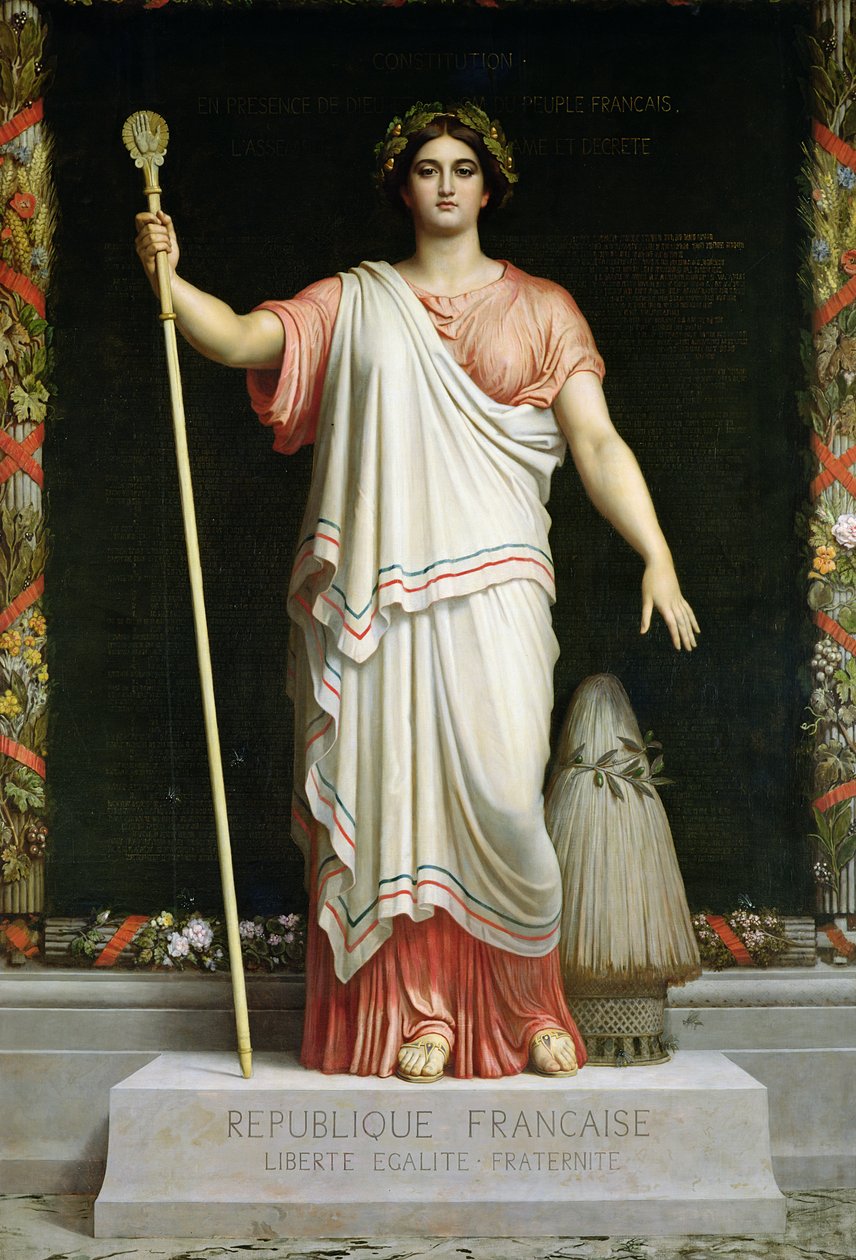 Allegoria della Repubblica, 1848 da Dominique Louis Papety