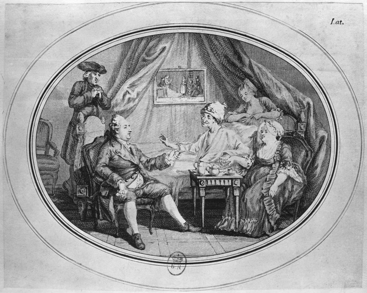 Il pranzo a Ferney, 4 luglio 1775 da Dominique Vivant Denon