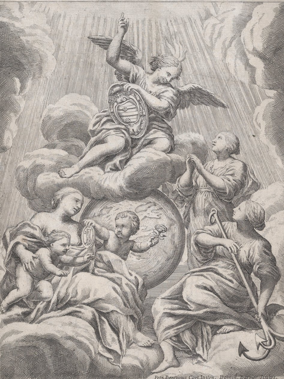 Fede, Speranza e Carità, 1630-78 da Dominique Barriere