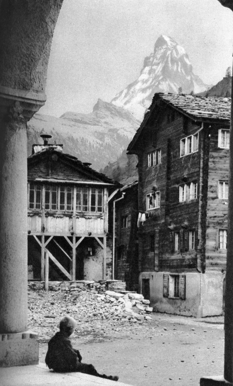 Cervino, Zermatt, Svizzera, c1924 da Donald McLeish