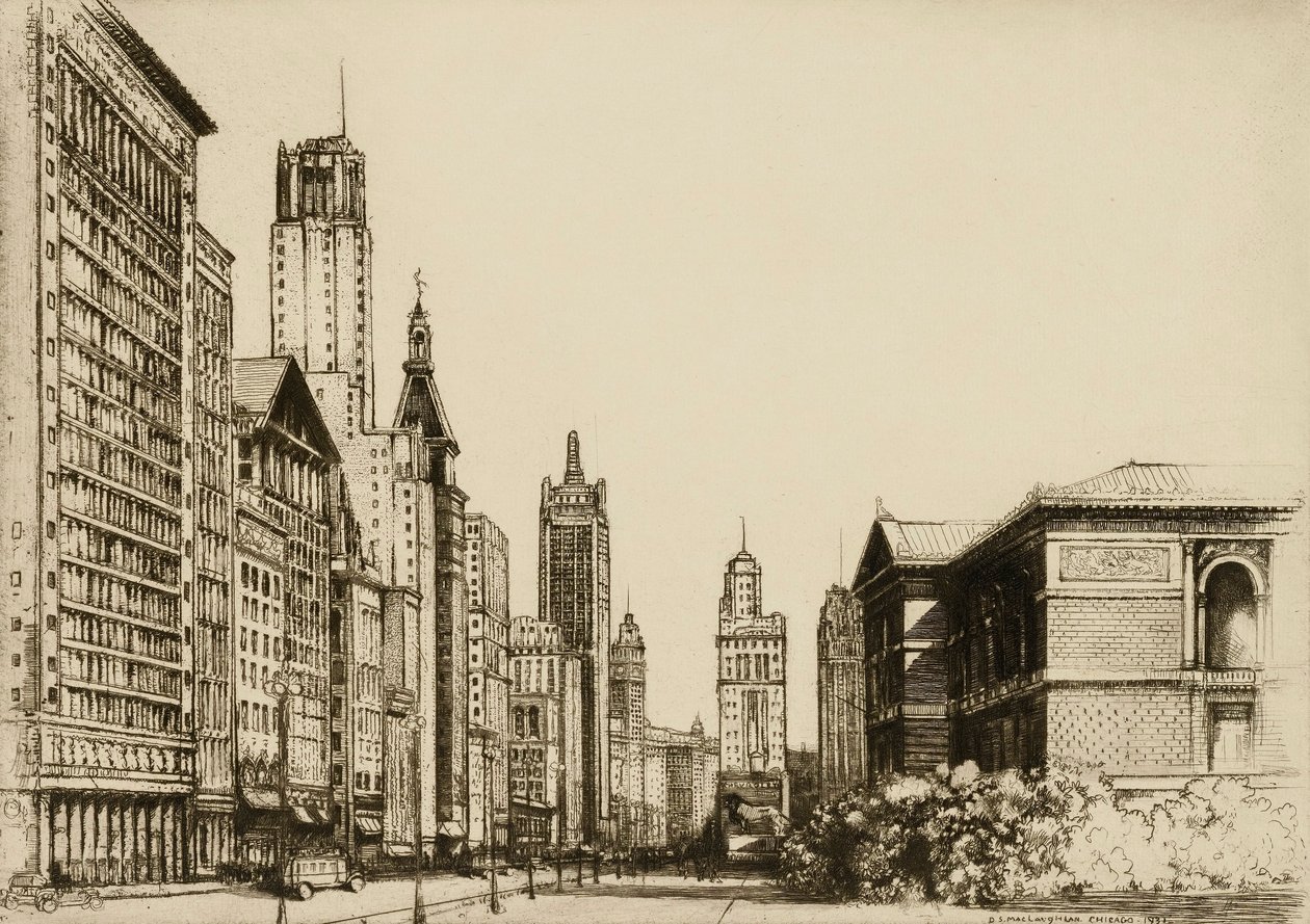 Chicago, Michigan Avenue no. 1 da Donald Shaw MacLaughlan
